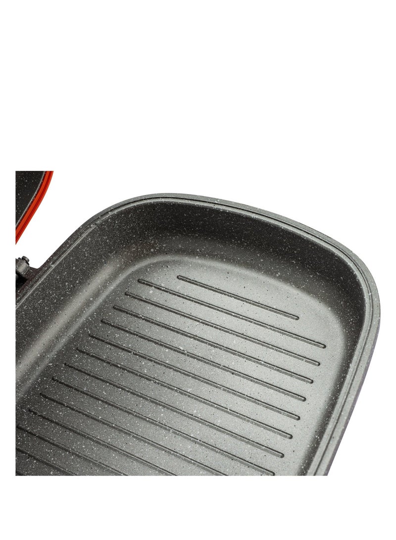 بيرفكت كيتشن مقلاة مزدوجه مقاس 40 سم لون رمادي - Image 5